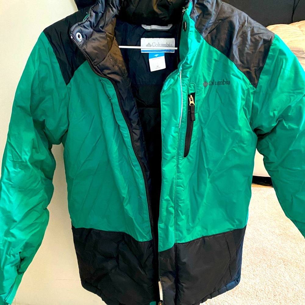 Columbia Youth Boys Cold Weather Waterproof Jacket Size M 10/12